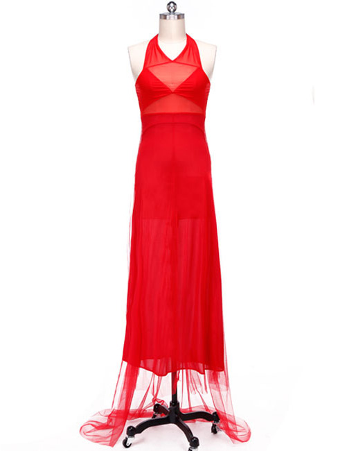 Свадьба - Long Red Dress