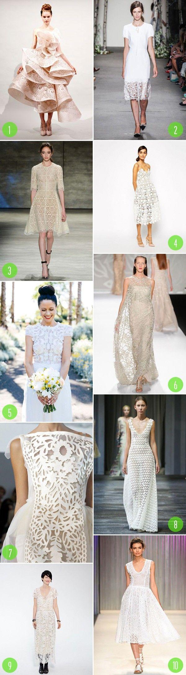 Hochzeit - Top 10: Modern Lacey Dresses