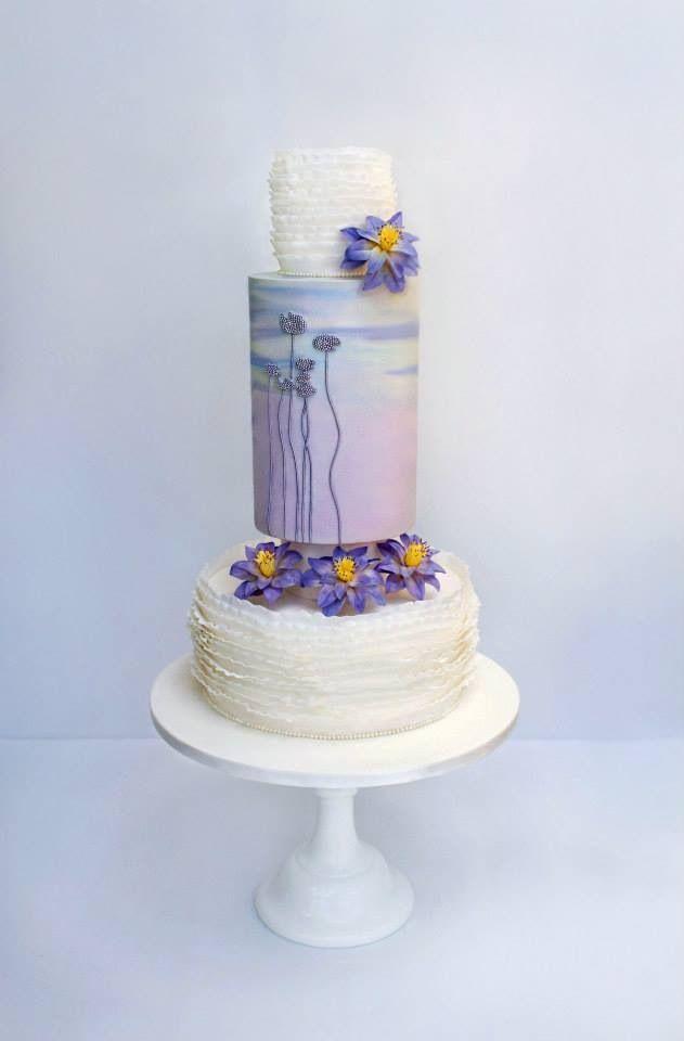 Mariage - Hand Painted Cakes