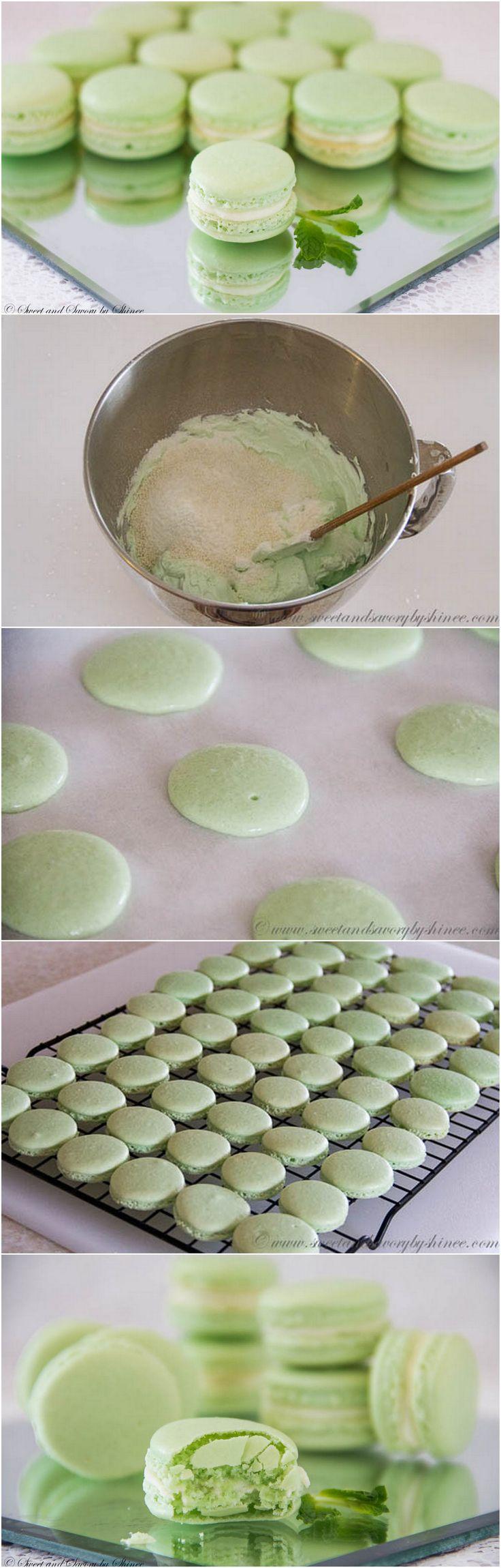 Mariage - Mint French Macarons