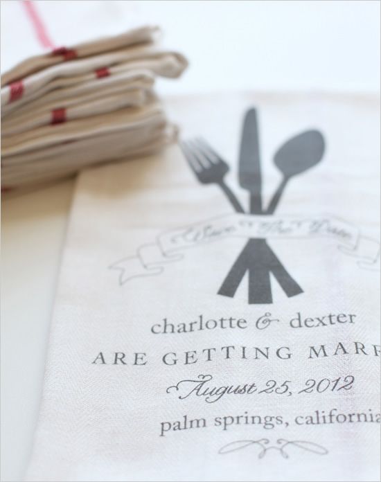 Mariage - Win These Save The Date Tea Towels