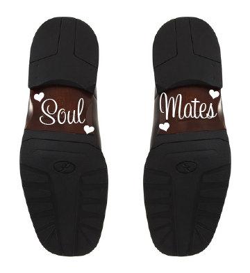 زفاف - For the Wedding Shoe-Soul Mate Shoe Decals