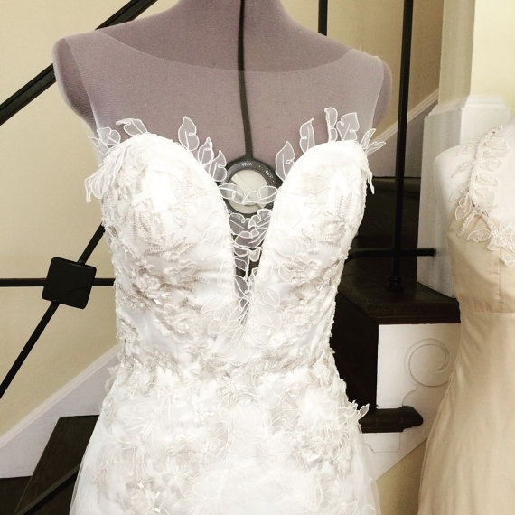 Hochzeit - Beth Wedding Dress-One of a kind-made to order