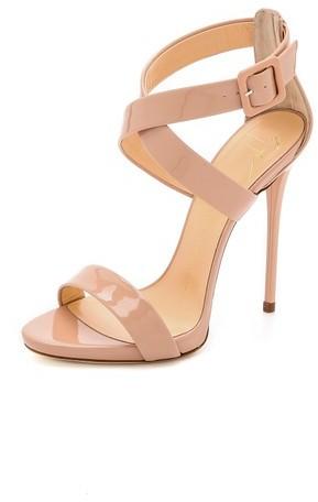 Wedding - Giuseppe Zanotti Crisscross Patent Sandals