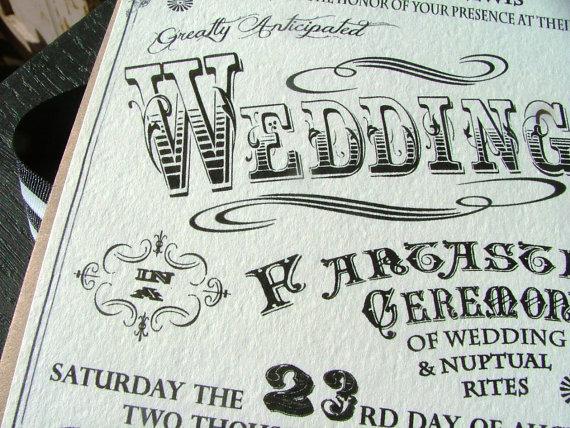 Hochzeit - Wedding invitations: Carnival wedding, circus wedding