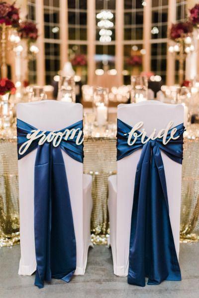 Mariage - Winter Glam Wedding With Navy   Sequins