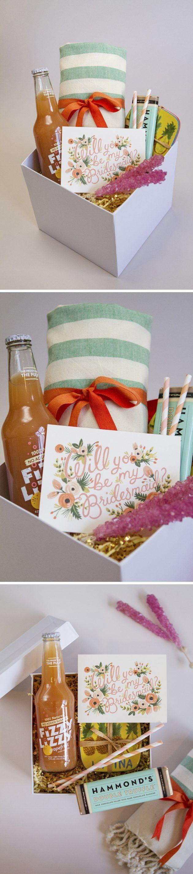 Свадьба - How To Make A "Will You Be My Bridesmaid?" Box