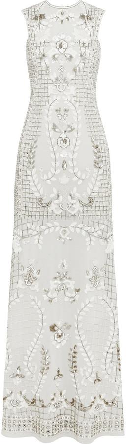 Hochzeit - Needle & Thread Embellished georgette gown