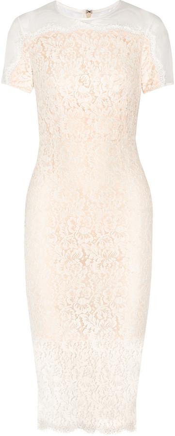 زفاف - Lover Crescent lace midi dress