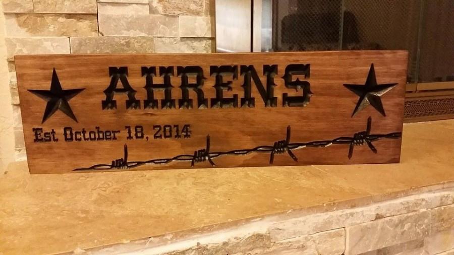 Mariage - Family Sign 23x7
