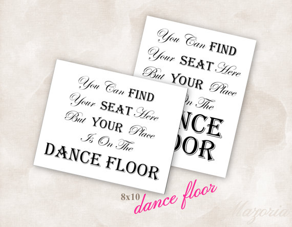 Wedding - 8 X 10 seating sign wedding reception YOU PRINT!! Find your seat Instant Download