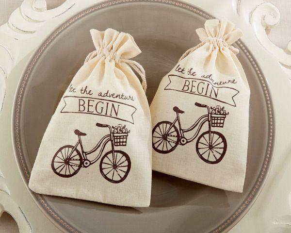 زفاف - Muslin Wedding Favor Bag (Set Of 12)