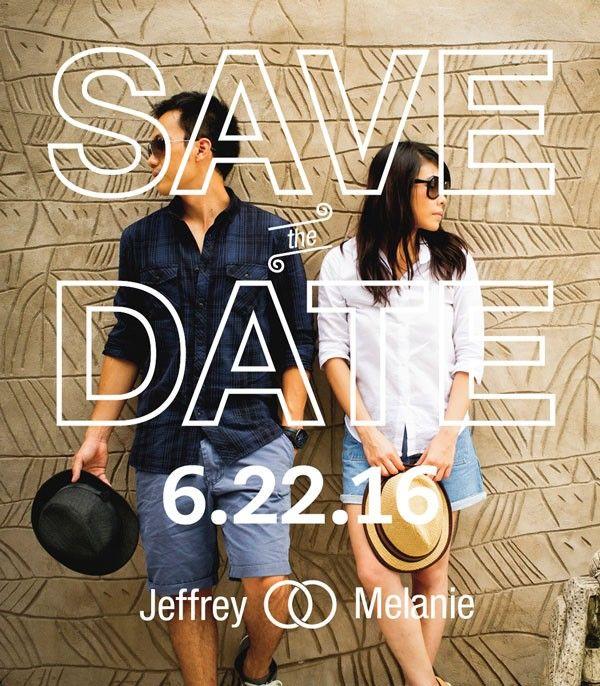 Mariage - Modern Save The Dates & Invitations From MagnetStreet