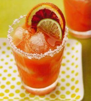 زفاف - Blood Orange Margarita Cocktail