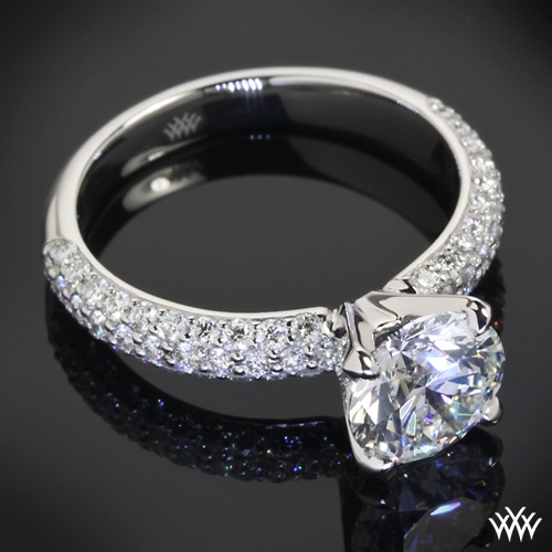 Свадьба - Pave Engagement Rings And Wedding Bands - Pave'd In Diamonds