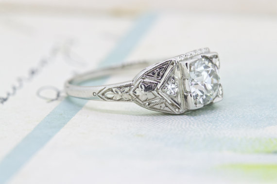 Wedding - Antique Engagement Ring 