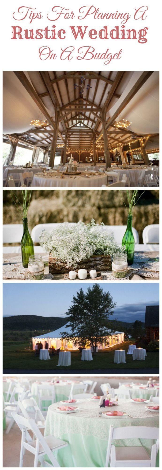 Hochzeit - Tips For Planning A Rustic Wedding On A Budget