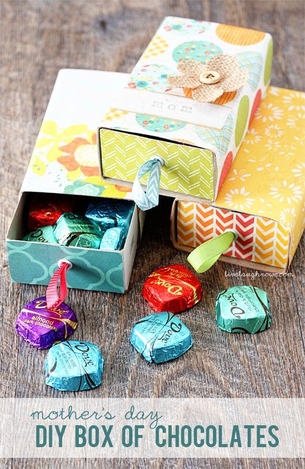Свадьба - Mother's Day DIY Box Of Chocolates