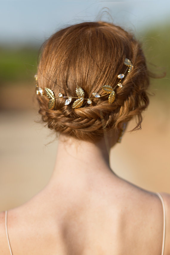 Wedding - bridal Hair accessories , wedding bridal tiara, Bridal hair vine , Wedding Hair Accessories , Brides Headpieces, Wedding Headband  headpiece