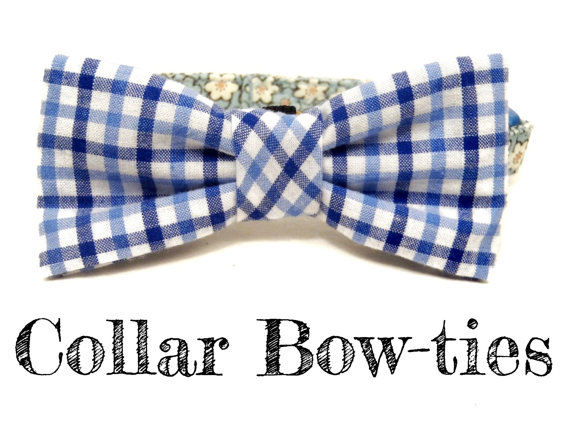 زفاف - Collar Bow Tie Add On - Cat & Dog Sizing - Please Mention Fabric Choice at Checkout