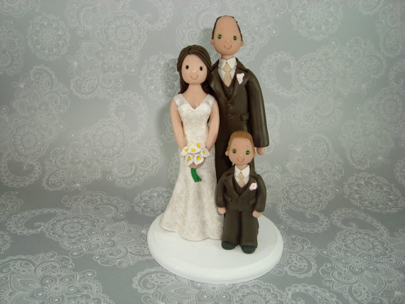 زفاف - Custom Handmade Family Wedding Cake Topper