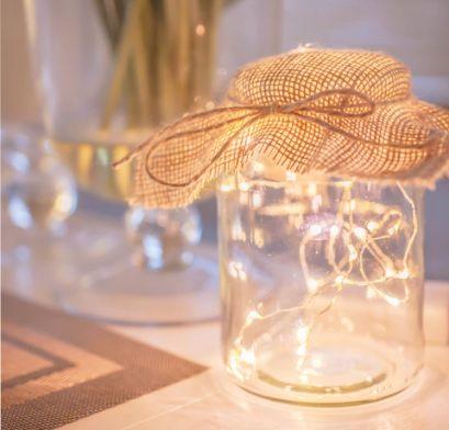 Hochzeit - Create Your Own Copper Wire Mason Jar Fairy Light