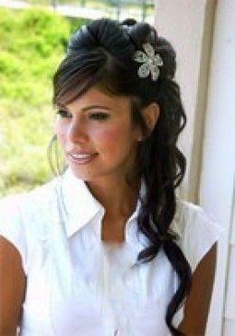 Wedding - Bridesmaid Hairstyles, Half Up, Half Down, UpDo, And All Down