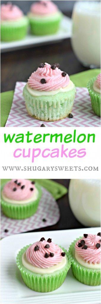 Mariage - Watermelon Cupcakes
