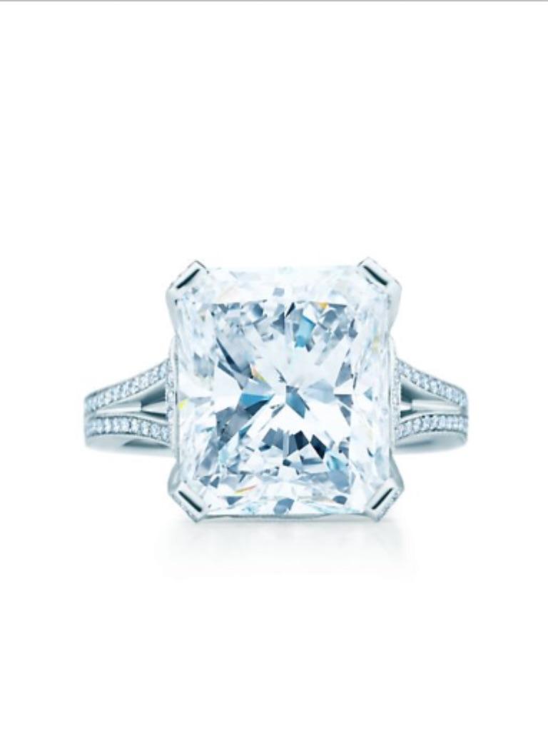 زفاف - RECTANGULAR DIAMOND RING