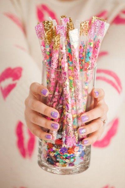Wedding - Make Confetti Sticks