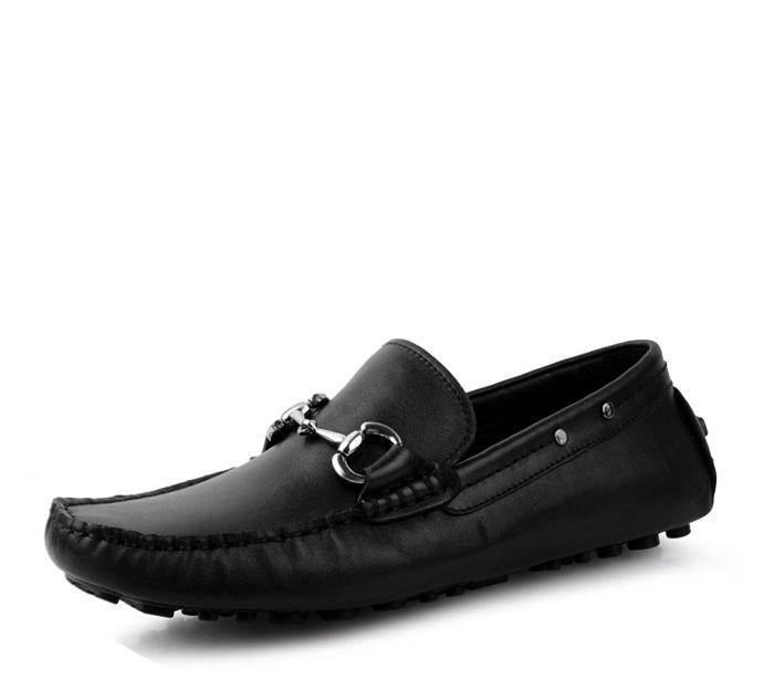 زفاف - Branded Horsebit Leather Shoes 