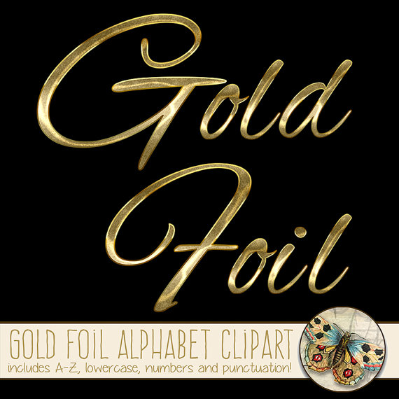 زفاف - Gold Foil Alphabet Clipart, Gold Uppercase and Lowercase Letters + Numbers + Punctuation, Gold Wedding Invitation, Gold Wedding letters