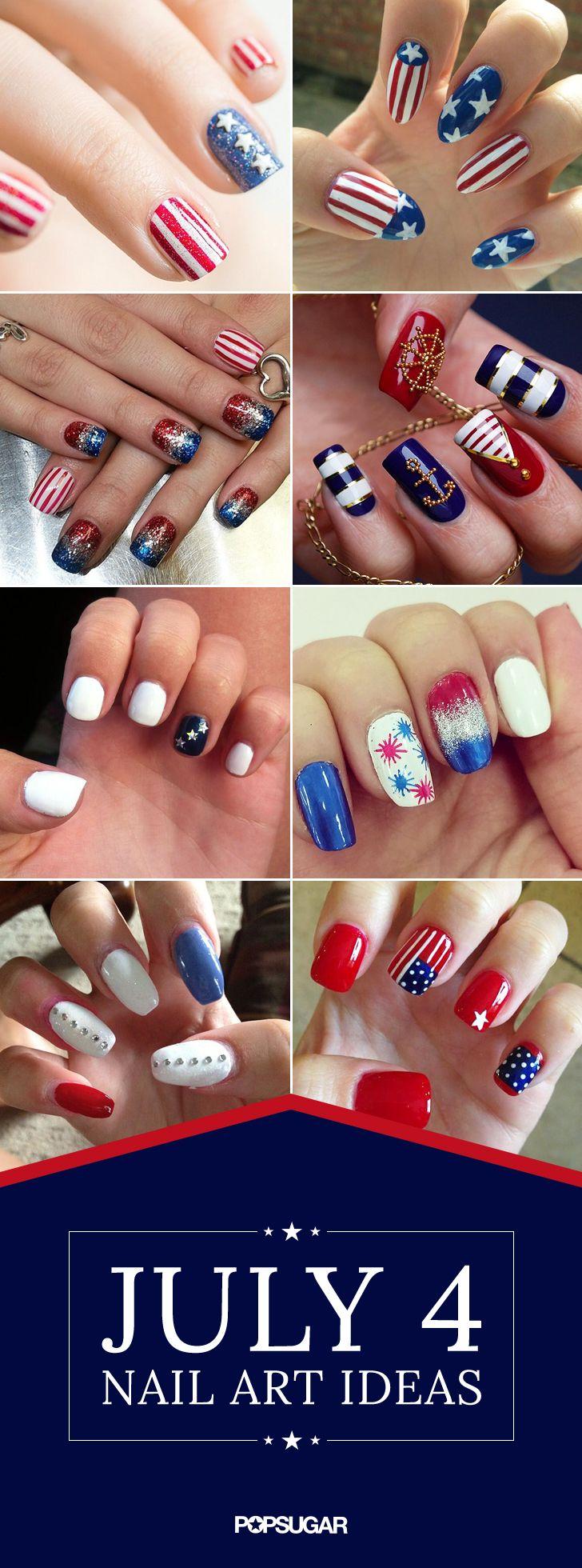 Mariage - Even More Inspiration For Your July 4 Nail Art