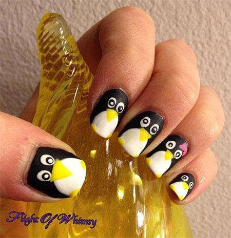 Свадьба - Easy & Cute Penguin Nail Art Styles & Tips 2013/ 2014 ~ Fabulous Nail Art Designs