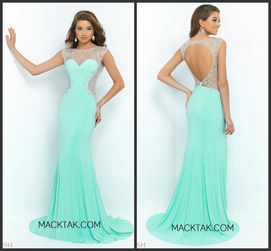 Mariage - Chiffon 2015 Long Evening Dresses Sexy Scoop Neck Formal Hollow With Beaded Sheer Spring Sleeveless Sweep Length Party Dress Ball Gowns Online with $123.72/Piece on Hjklp88's Store 