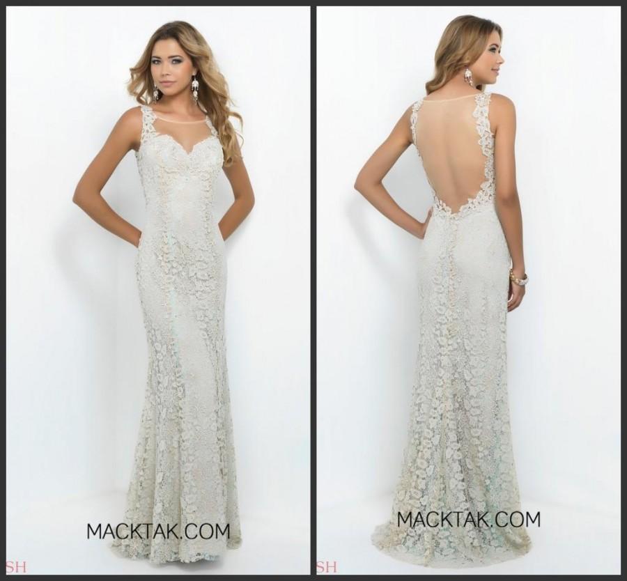 Wedding - 2015 Evening Dresses Sexy Lace Grey Sheath Applique Sexy Scoop Neck Sleeveless Backless Floor Length Party Long Prom Formal Dresses Custom Online with $130.84/Piece on Hjklp88's Store 