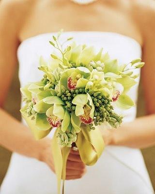 Mariage - Green Flowers