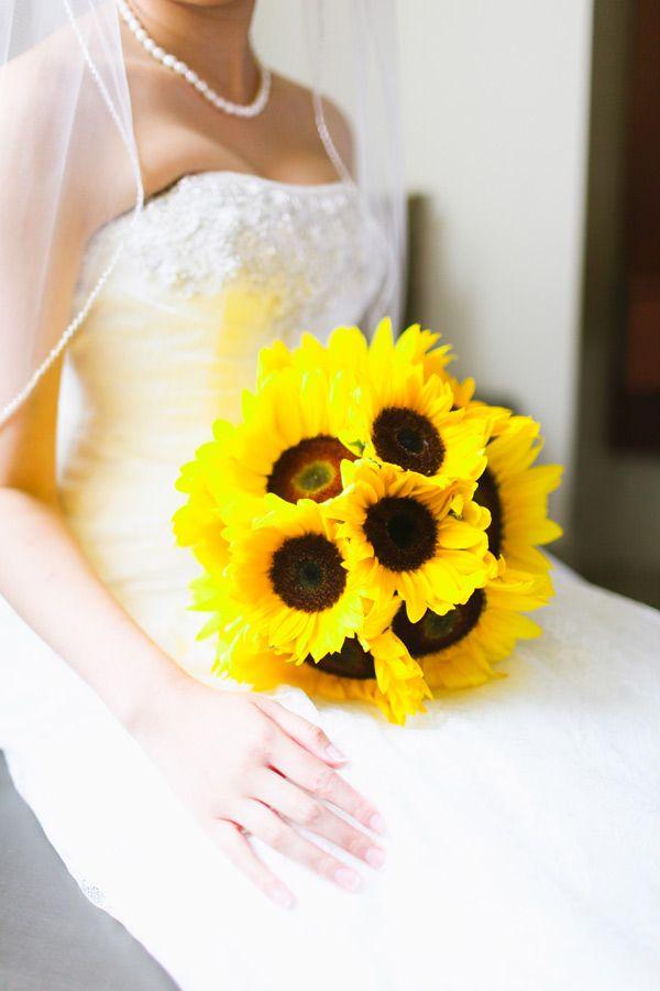 زفاف - Sunflower Bouquet