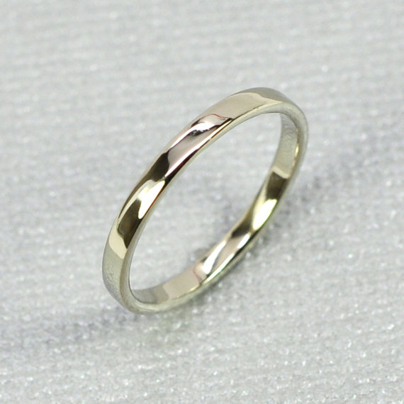 زفاف - White Gold Wedding Band, 14K White Gold Skinny Ring, 2mm, size 6.25-9 this listing, Sea Babe Jewelry