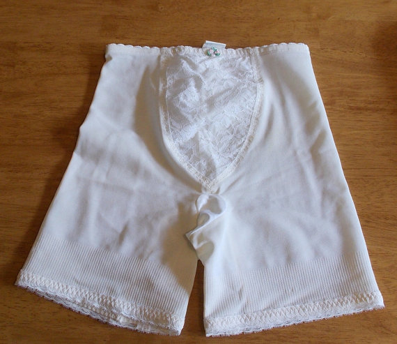 Wedding - Vintage Playtex Free Spirit 2868 white longleg large panty girdle shaper