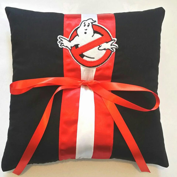 Mariage - Ghostbusters Wedding Ring Pillow