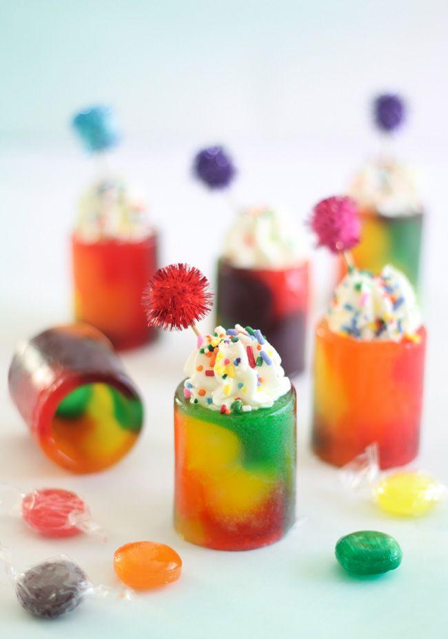 Hochzeit - How To Bake Hard Candy Shot Glasses