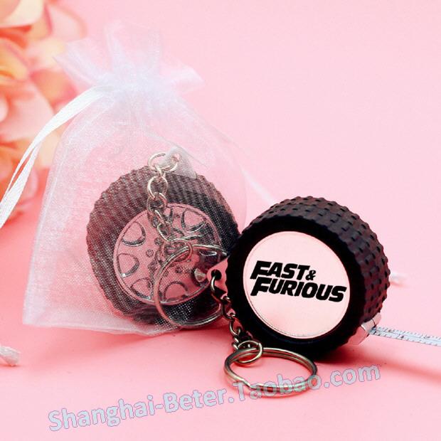 Wedding - Fast & Furious wheel measuring tape and keychain