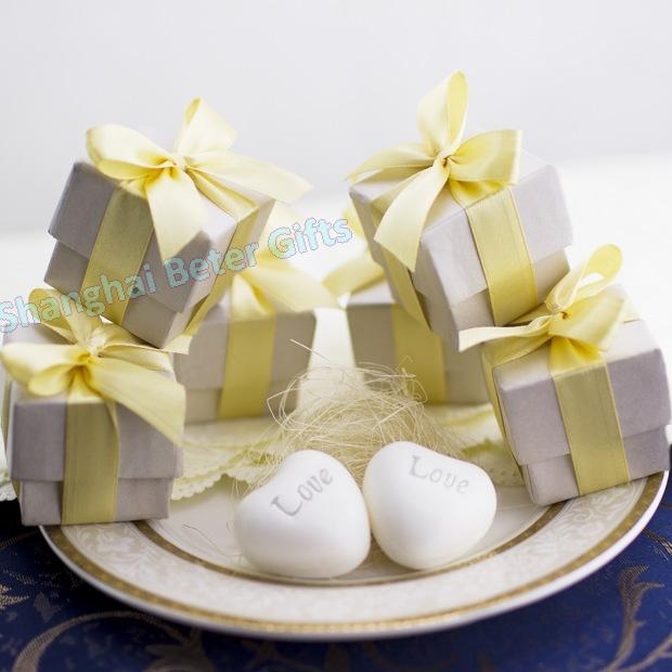 Mariage - Heart Soap with Gold Ribbon kid's birthday party, Wedding inspirations XZ000