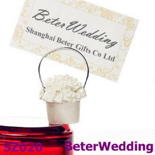 Wedding - Rose Basket Placecard Holder