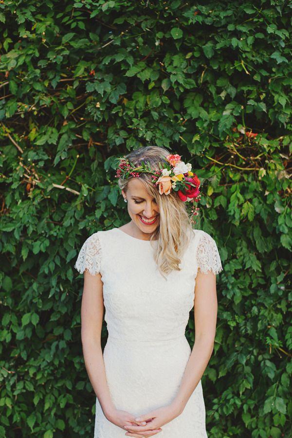 Hochzeit - 20 Bridal Flower Crowns We Love