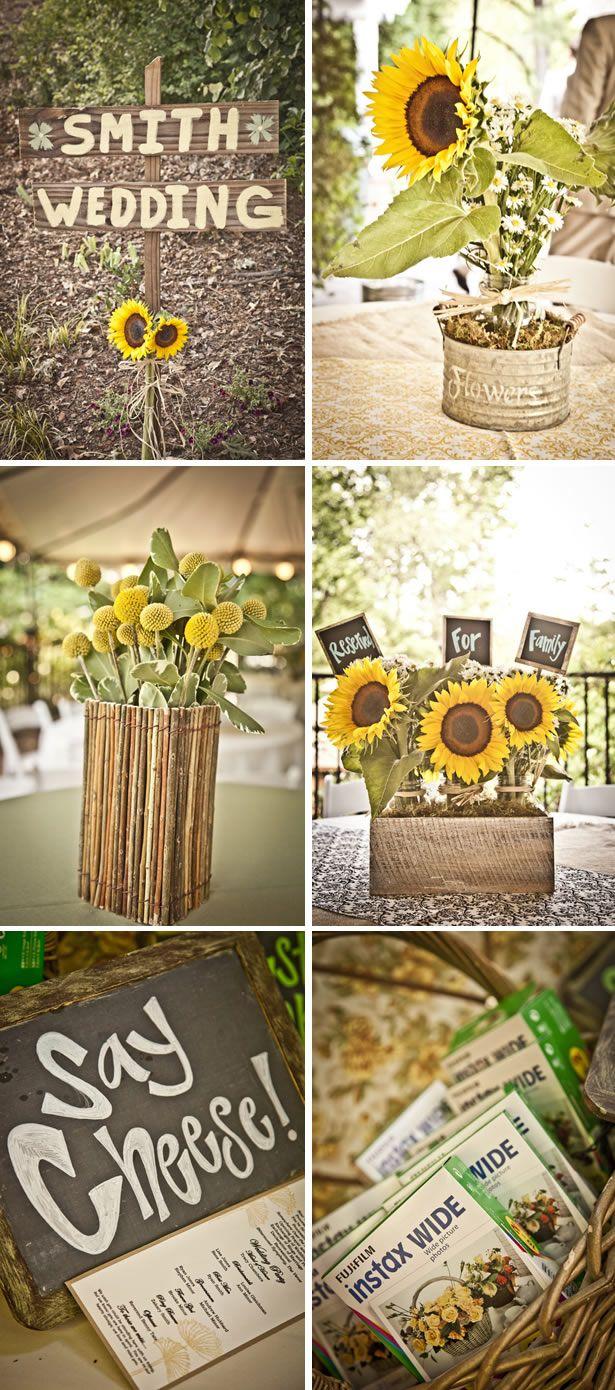Hochzeit - Sunflower Inspired, Spring Wedding In Georgia