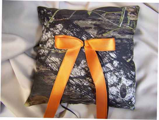 زفاف - Mossy Oak Breakup Bridal Bride Ring Bearer Pillow Camouflage Wedding All accessories BLAZE BOW