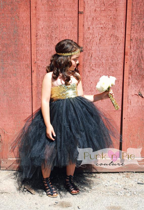 Mariage - Sequin Flower Girl Dress White and Silver Tutu Dress Custom order Reserved for Ashley