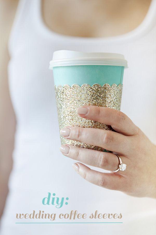 Mariage - Learn How Easy It Is To Make Wedding Coffee Sleeves!
